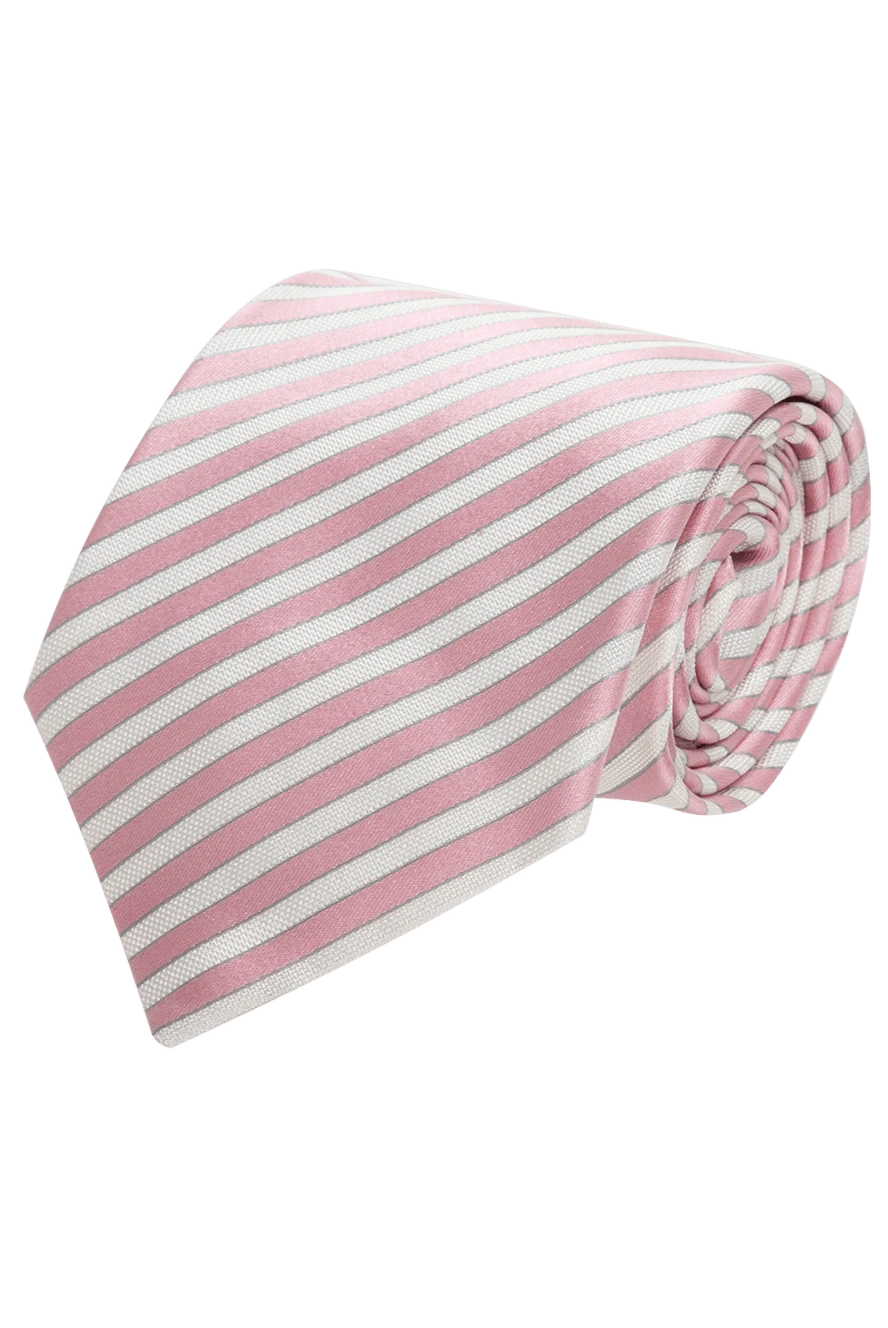 Canali man pink silk tie for men купить с ценами и фото 123966 - photo 1