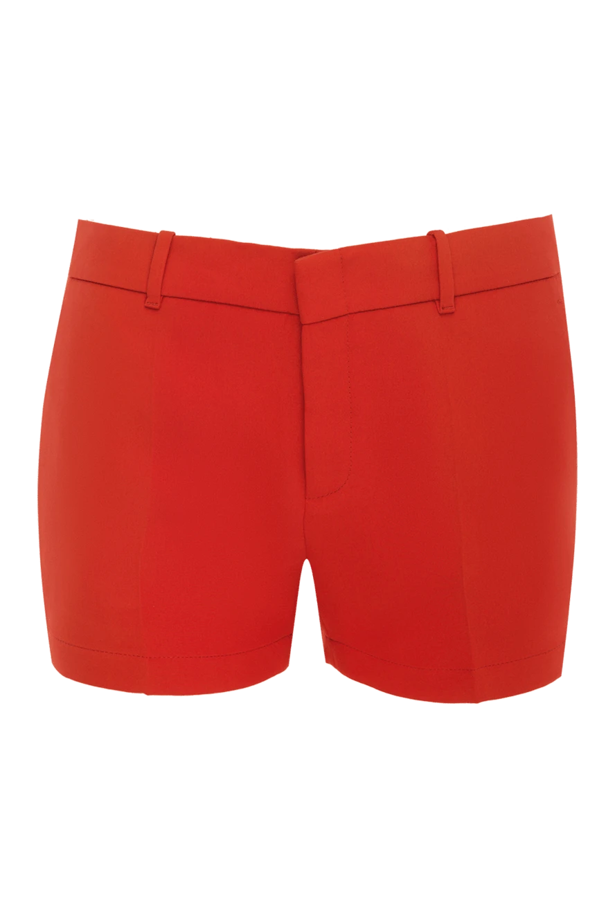 Gucci woman red silk shorts for women купить с ценами и фото 130408 - photo 1