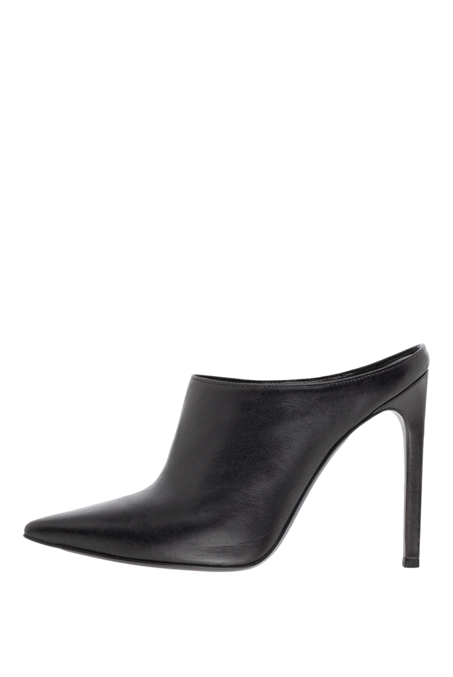 Ermanno Scervino woman black leather shoes for women купить с ценами и фото 130569 - photo 1