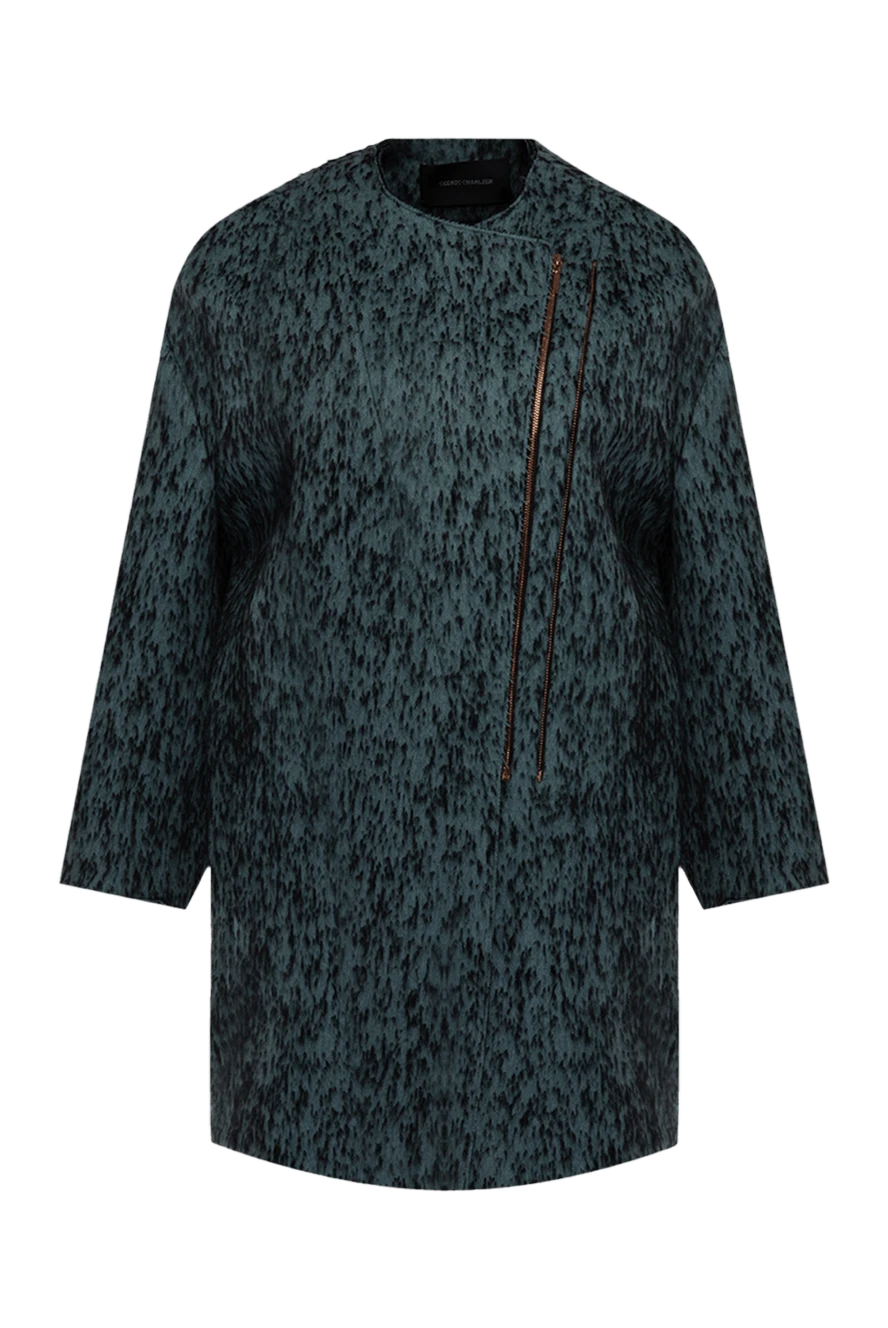 Dolce & Gabbana woman women's blue wool coat купить с ценами и фото 130591 - photo 1