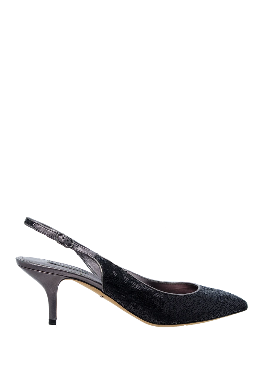 Dolce & Gabbana woman black leather shoes for women купить с ценами и фото 130633 - photo 1