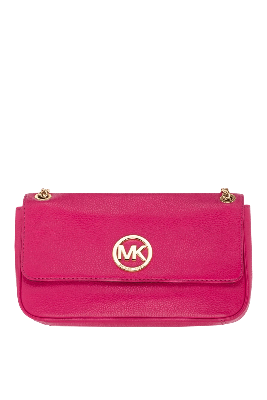 Michael Kors Әйелдер әйелдерге арналған қызғылт былғары сөмке купить с ценами и фото 131082 - фото 1