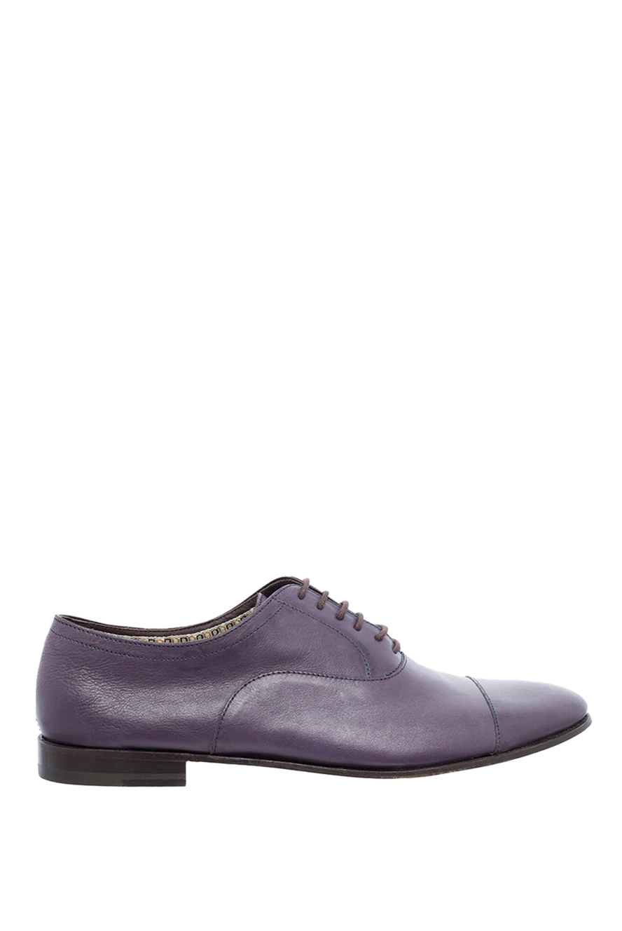 Fratelli Rosetti man purple leather men's shoes купить с ценами и фото 131233 - photo 1