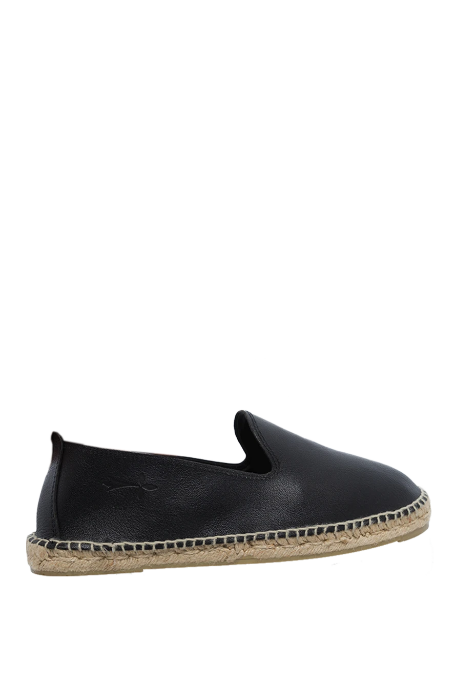 Manebi man espadrilles leather black for men купить с ценами и фото 131399 - photo 1