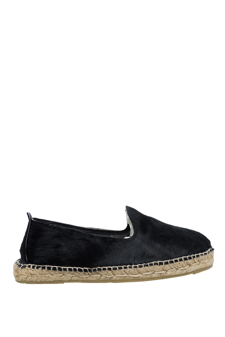 Manebi man espadrilles black pony skin for men купить с ценами и фото 131400 - photo 1