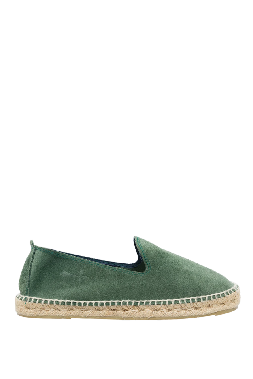 Manebi man espadrilles suede green for men купить с ценами и фото 131404 - photo 1