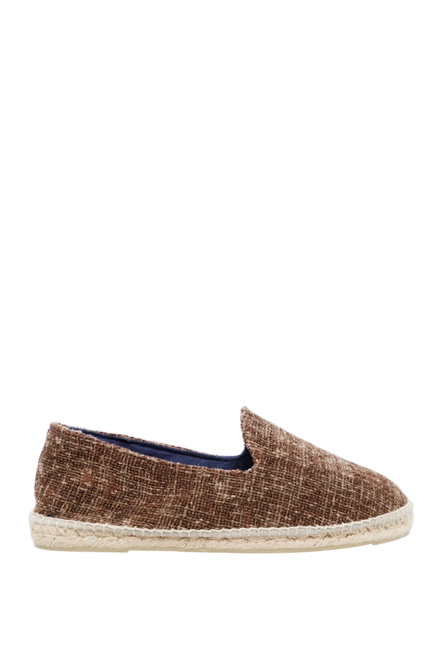 Manebi man espadrilles cotton brown for men купить с ценами и фото 131548 - photo 1