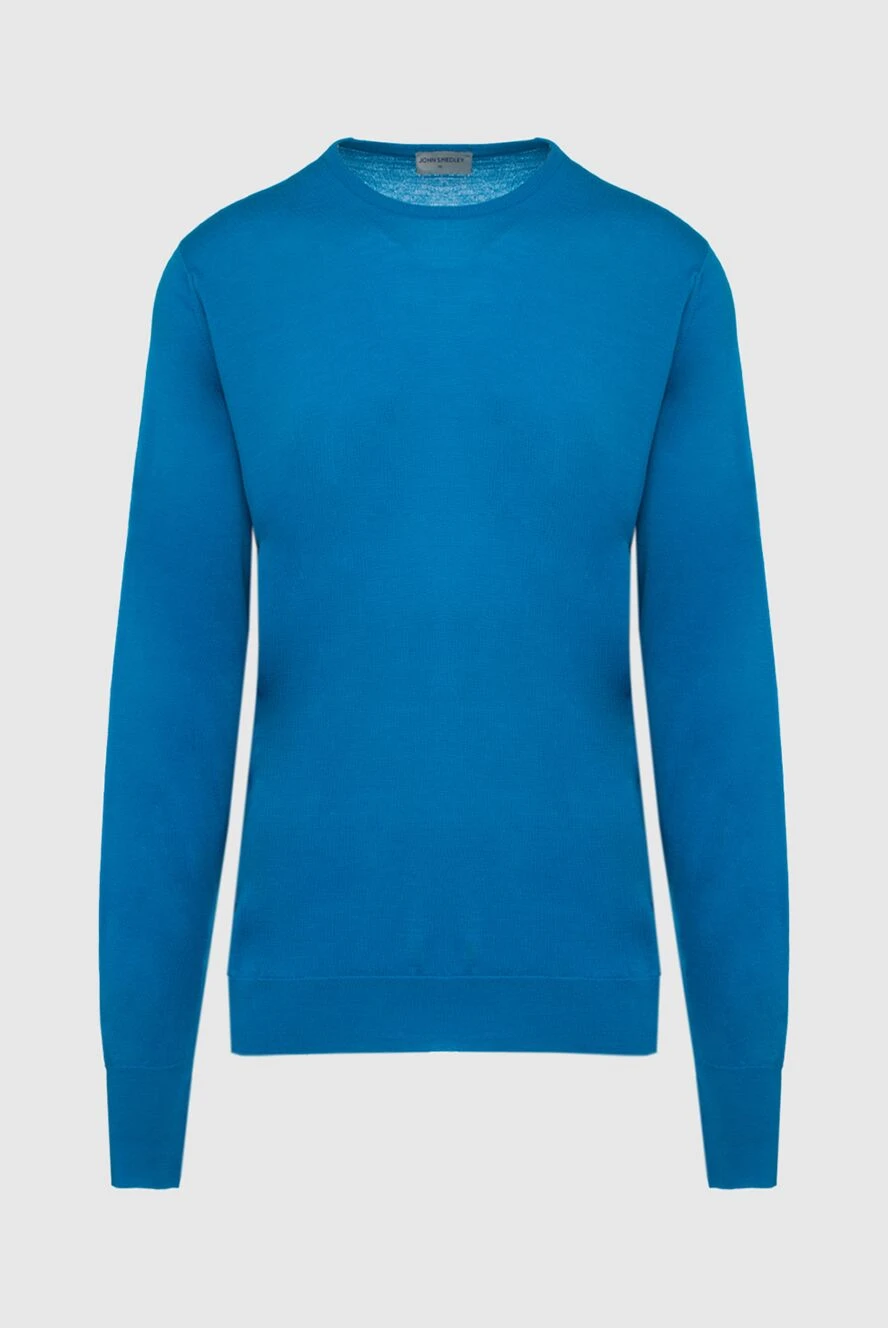 John Smedley man blue wool jumper for men купить с ценами и фото 131812 - photo 1