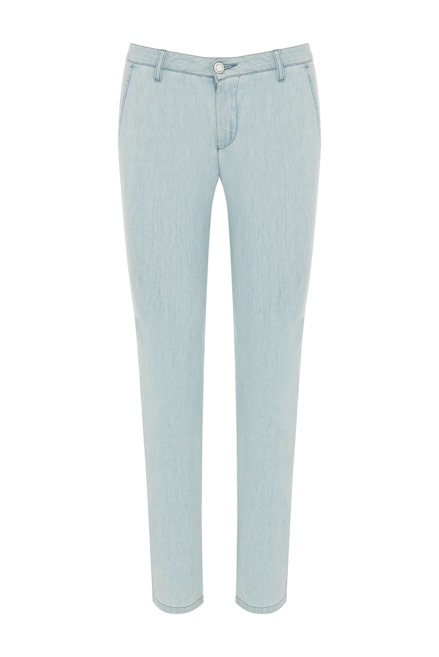 Ermanno Scervino woman blue cotton jeans for women купить с ценами и фото 131993 - photo 1