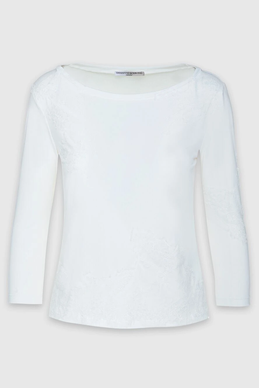 Ermanno Scervino woman white polyester blouse for women купить с ценами и фото 132013 - photo 1