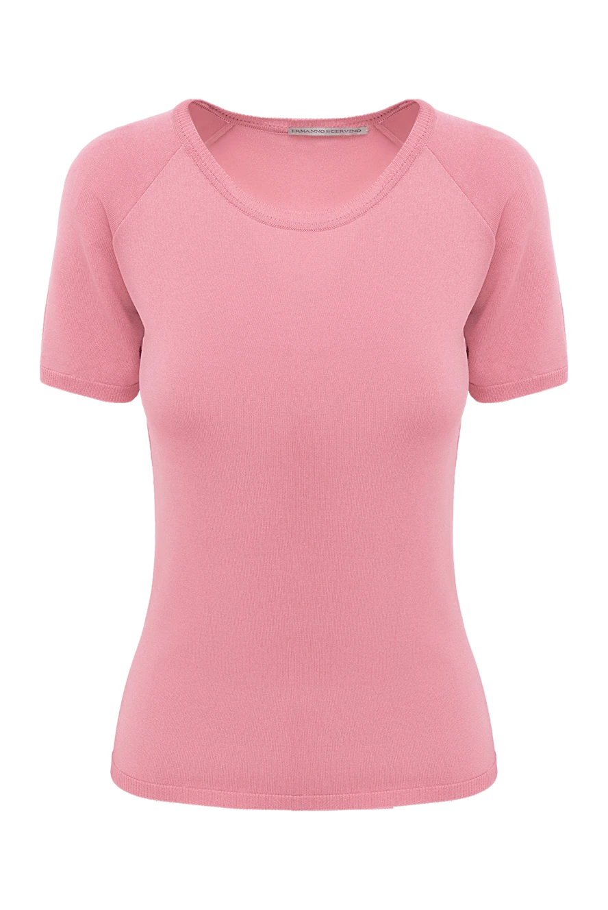 Ermanno Scervino woman pink viscose blouse for women купить с ценами и фото 132028 - photo 1