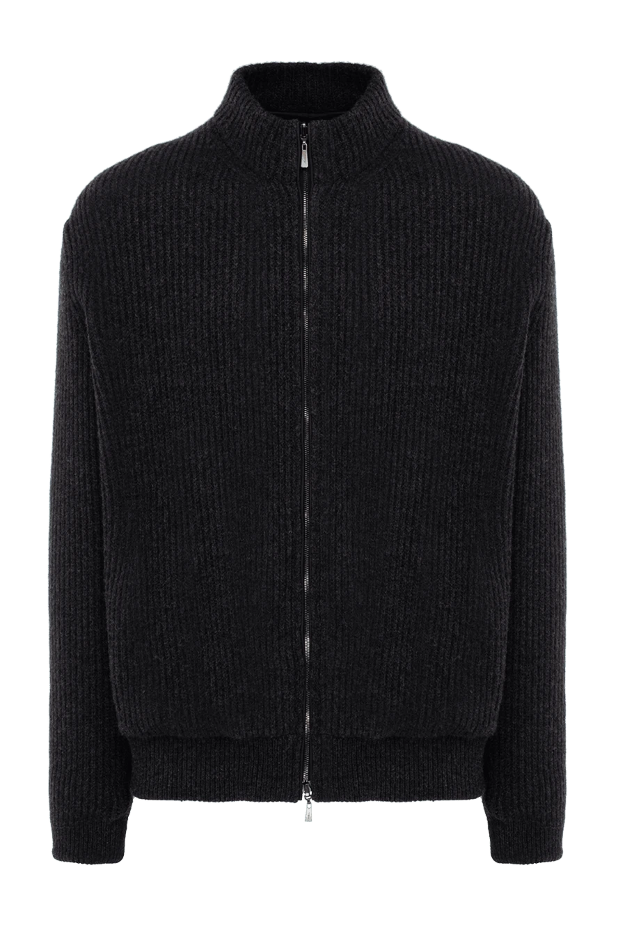 Malo man black wool and cashmere jacket for men купить с ценами и фото 132182 - photo 1