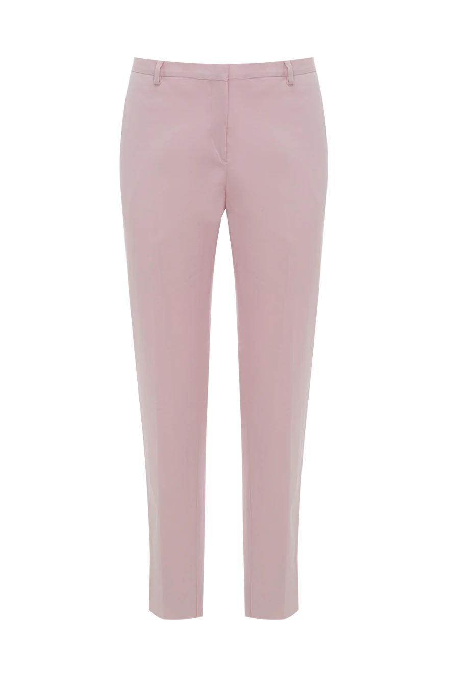 Malo woman pink cotton trousers for women купить с ценами и фото 132206 - photo 1