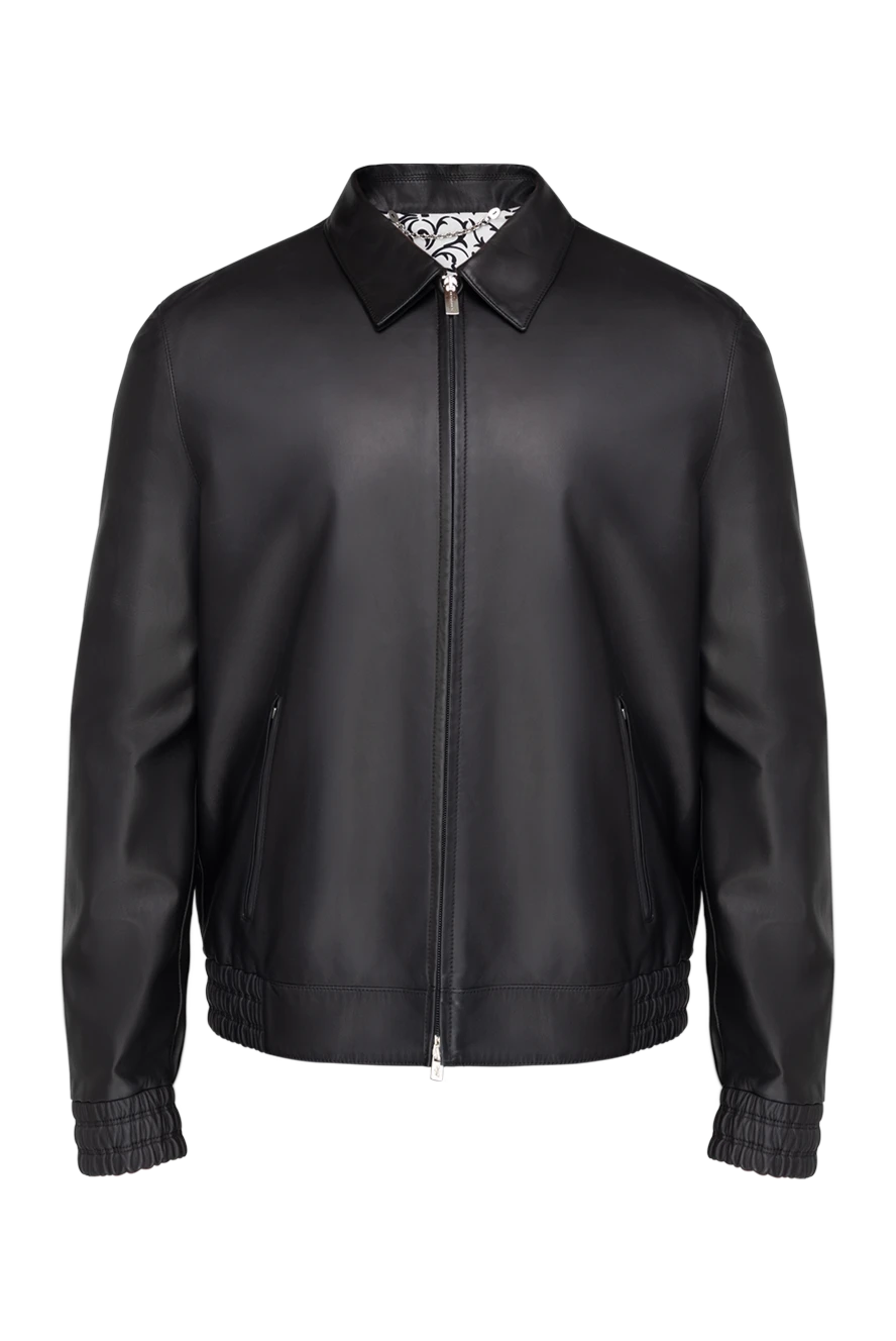 Hettabretz man black leather jacket for men купить с ценами и фото 132743 - photo 1