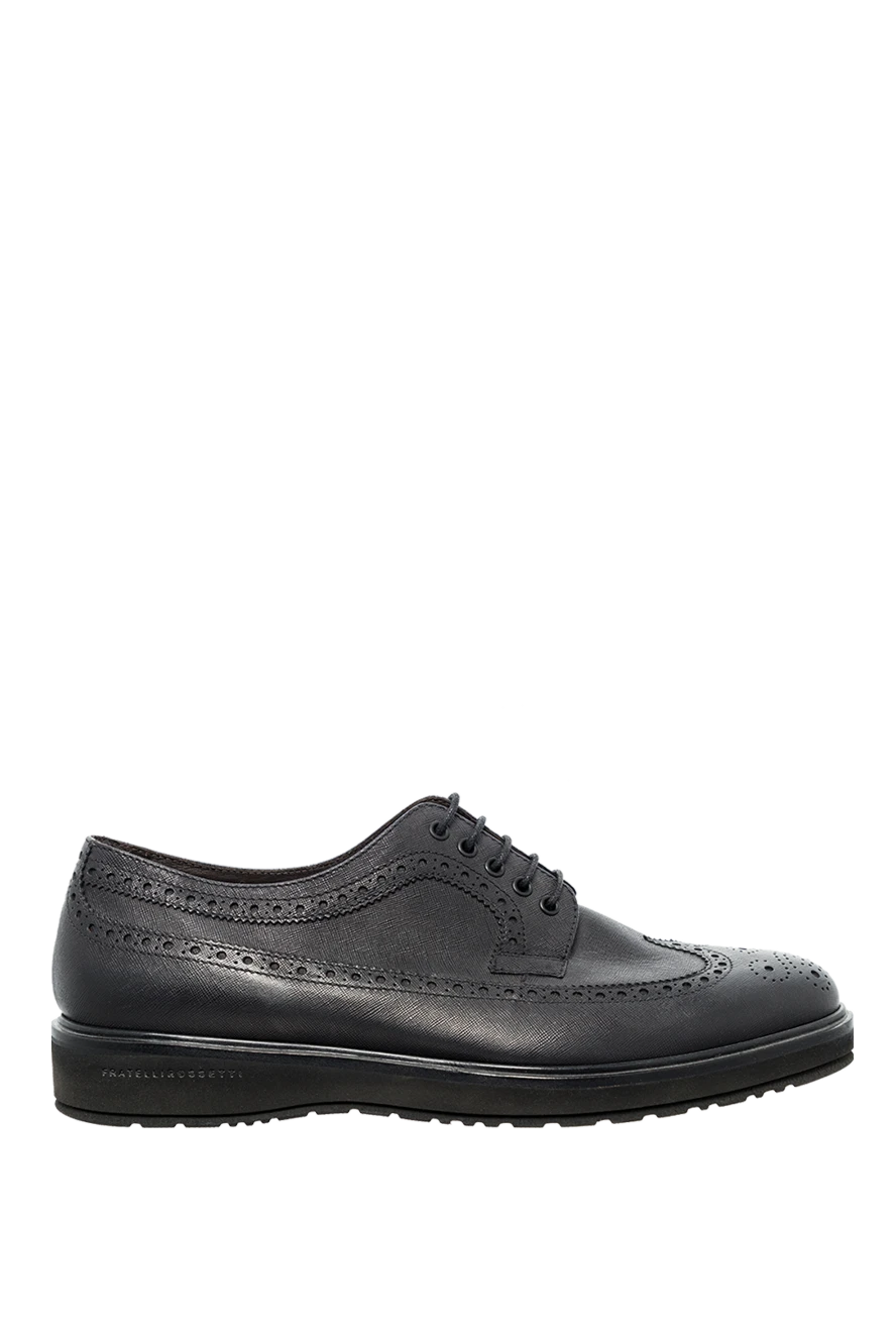 Fratelli Rosetti man men's black leather shoes купить с ценами и фото 132851 - photo 1