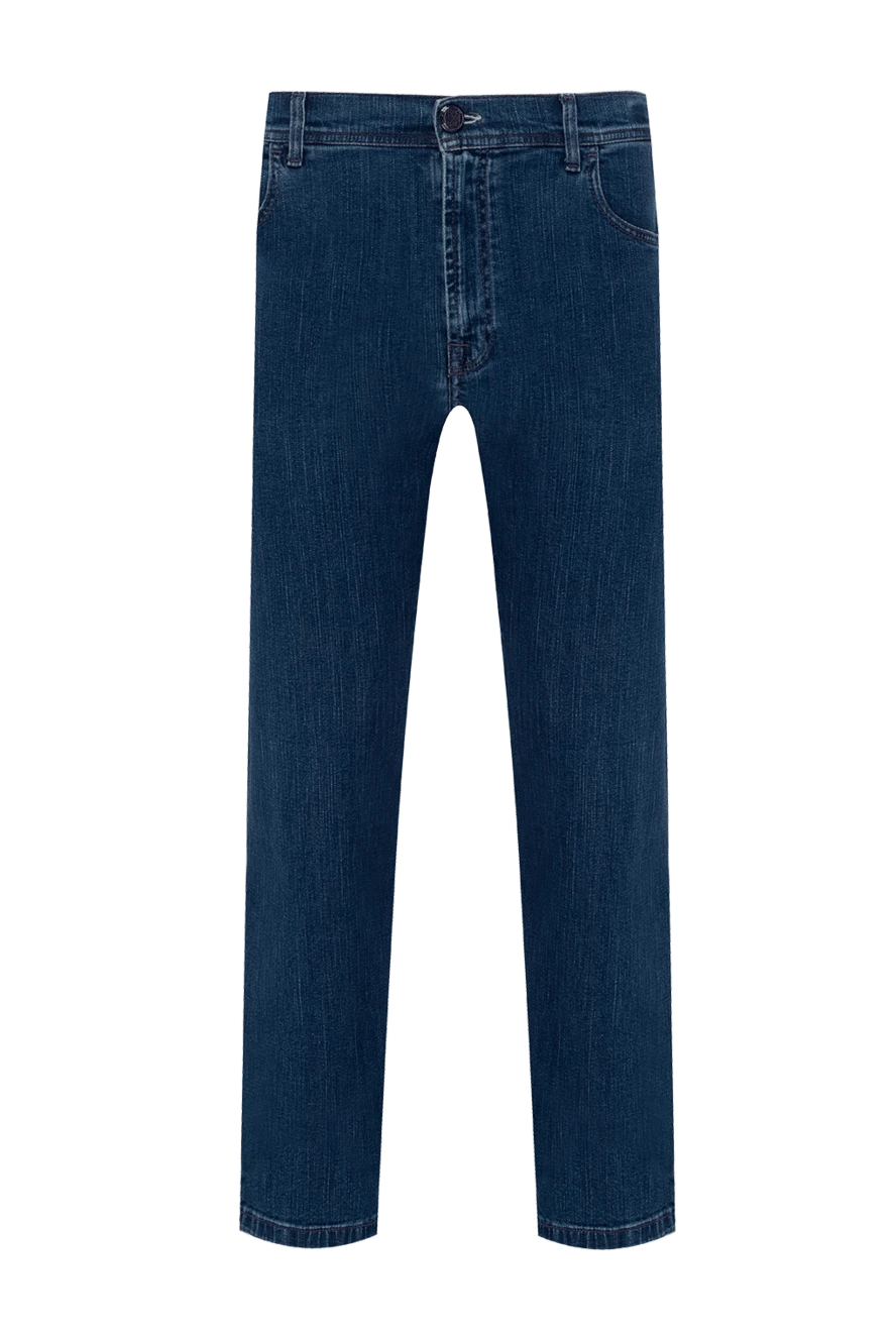 Scissor Scriptor man cotton and cashmere jeans blue for men купить с ценами и фото 132897 - photo 1