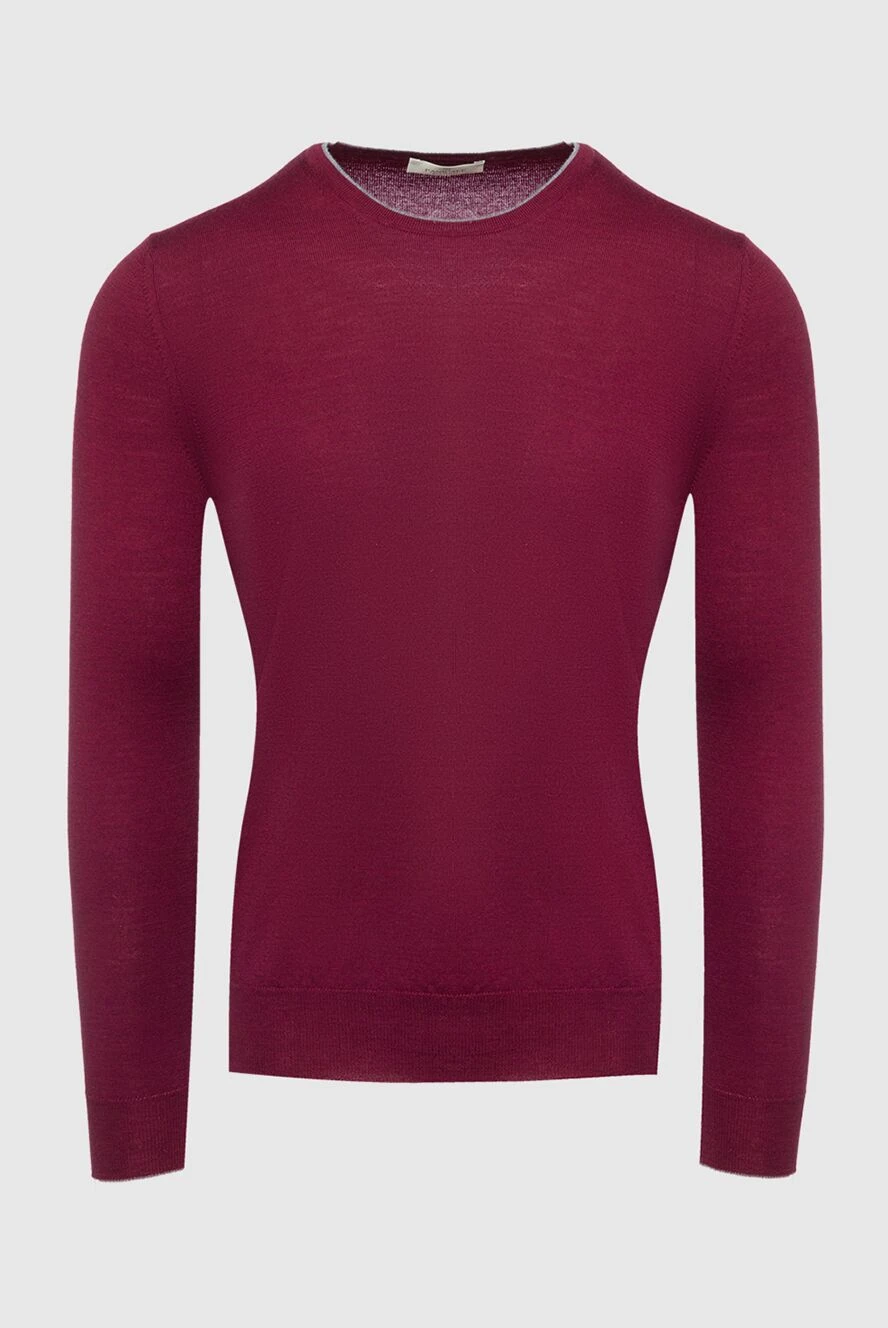 Panicale man wool jumper burgundy for men купить с ценами и фото 132930 - photo 1