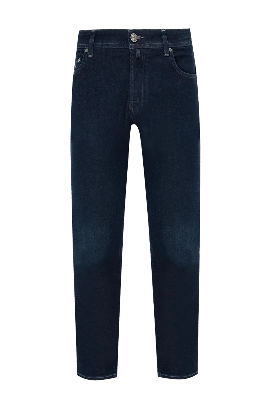 Jacob Cohen man blue cotton jeans for men купить с ценами и фото 133039 - photo 1