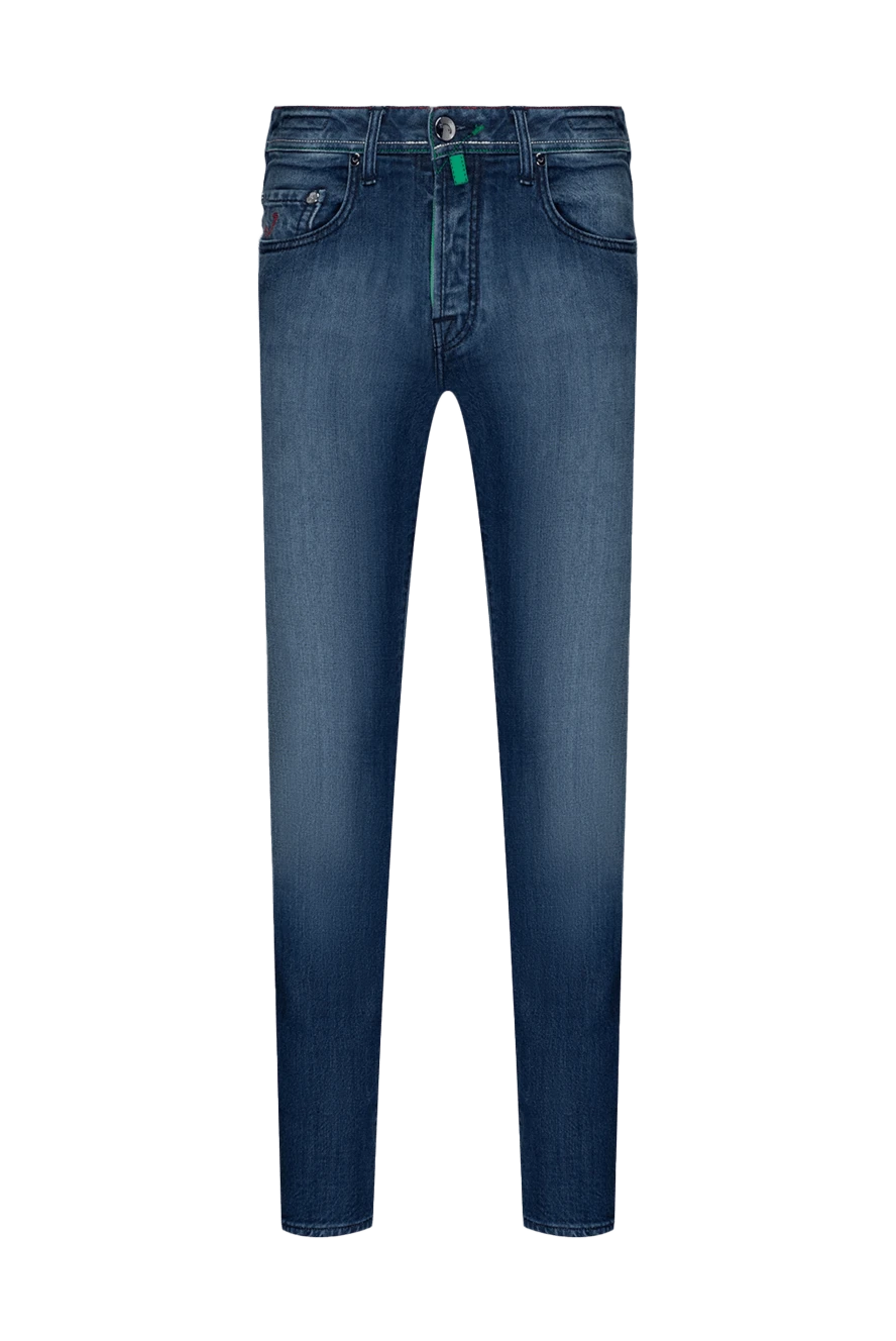 Jacob Cohen man blue cotton jeans for men купить с ценами и фото 133068 - photo 1