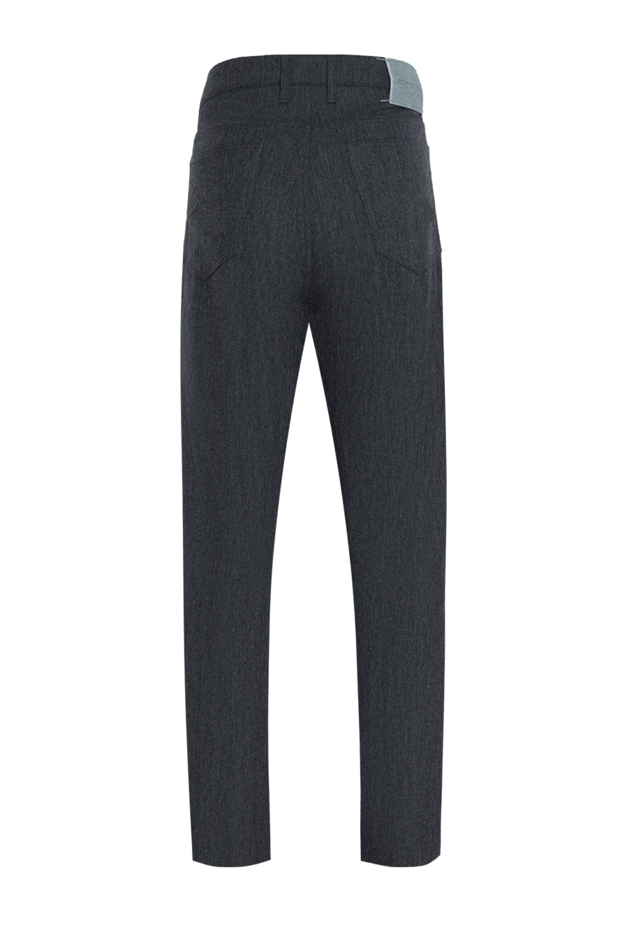 Jacob Cohen man gray wool and polyamide trousers for men купить с ценами и фото 133072 - photo 1