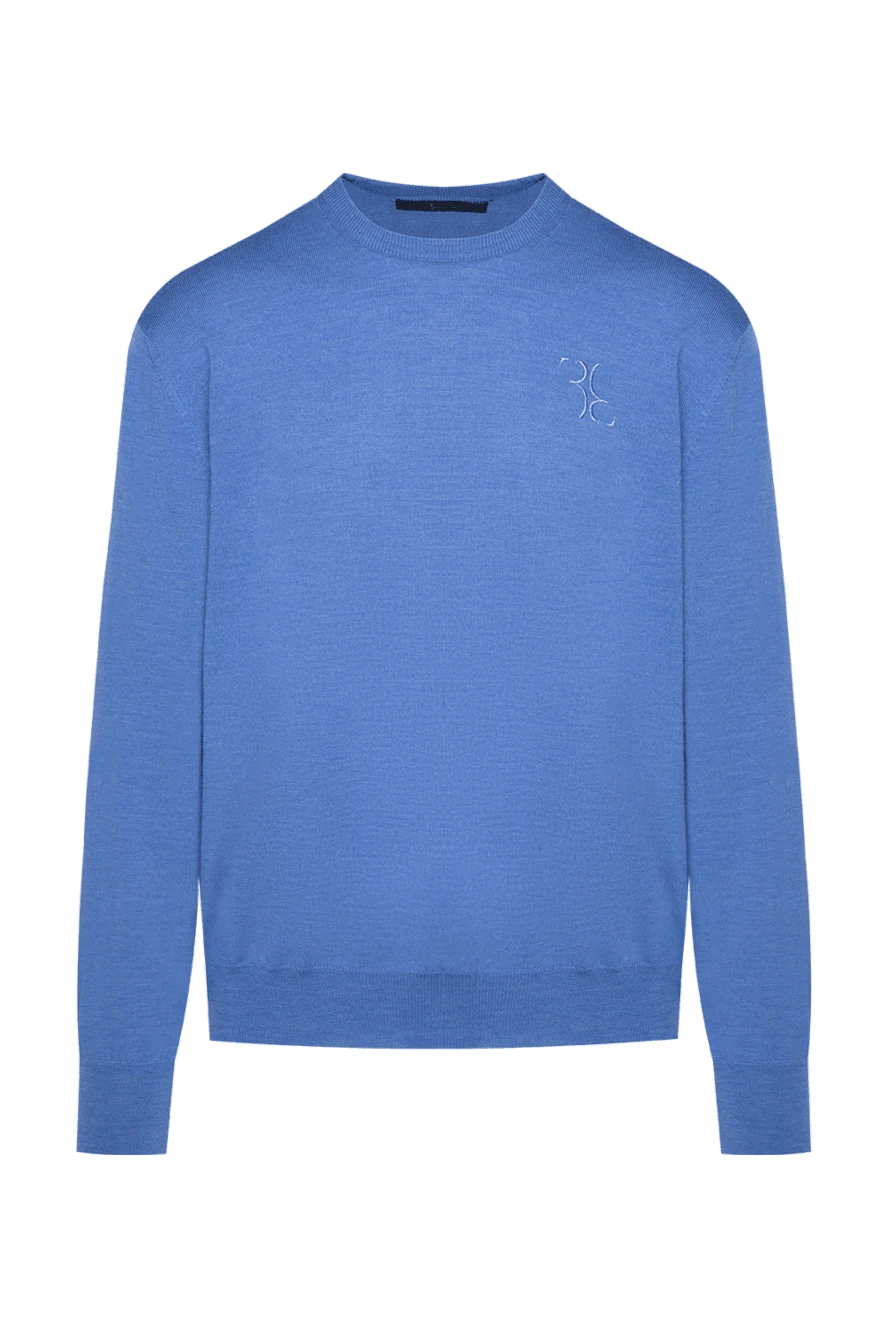 Billionaire man blue wool jumper for men купить с ценами и фото 133269 - photo 1