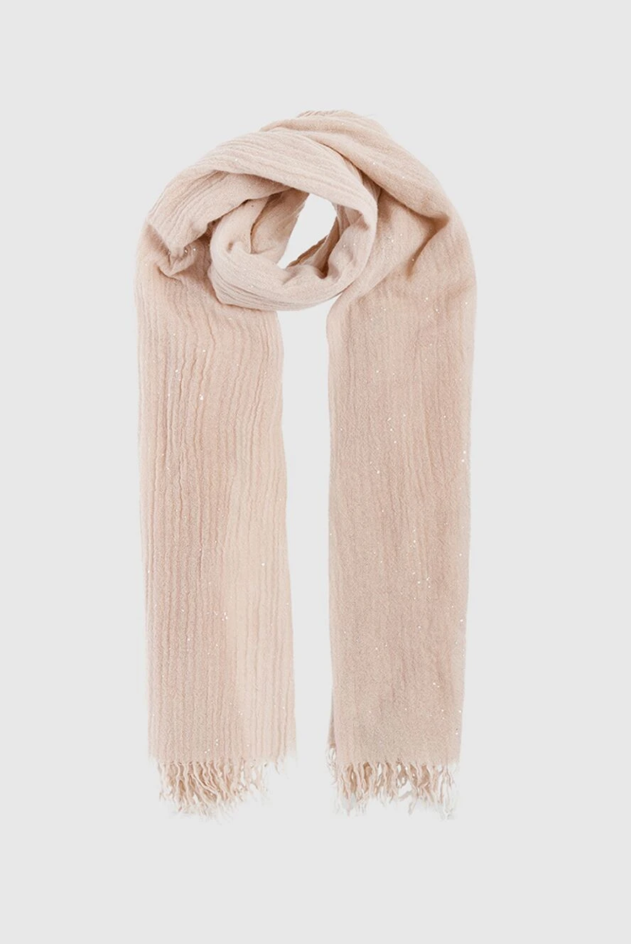 Casheart woman women's beige cashmere scarf купить с ценами и фото 133324 - photo 1