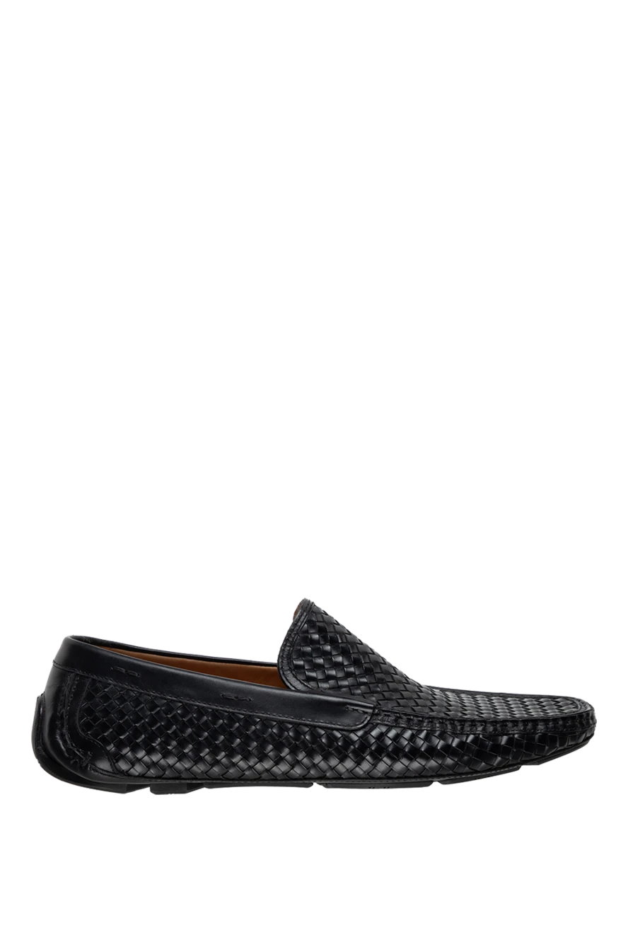 Magnanni man men's black leather moccasins купить с ценами и фото 133556 - photo 1