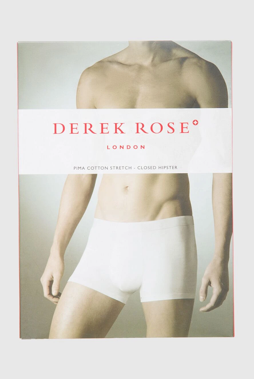 Derek Rose man white men's boxer briefs made of cotton and elastane купить с ценами и фото 133574 - photo 1