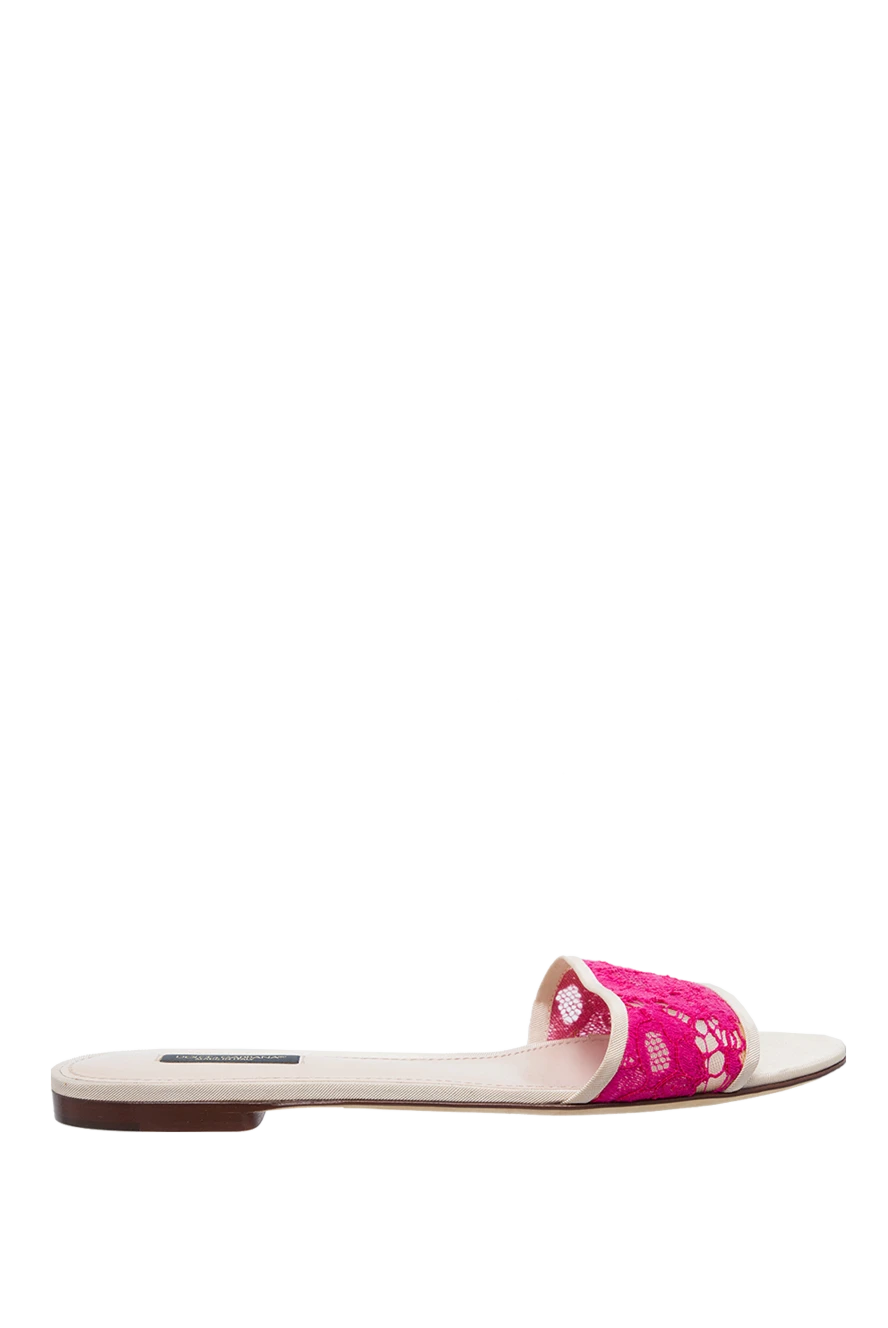 Dolce & Gabbana woman pink flip-flops for women купить с ценами и фото 133749 - photo 1