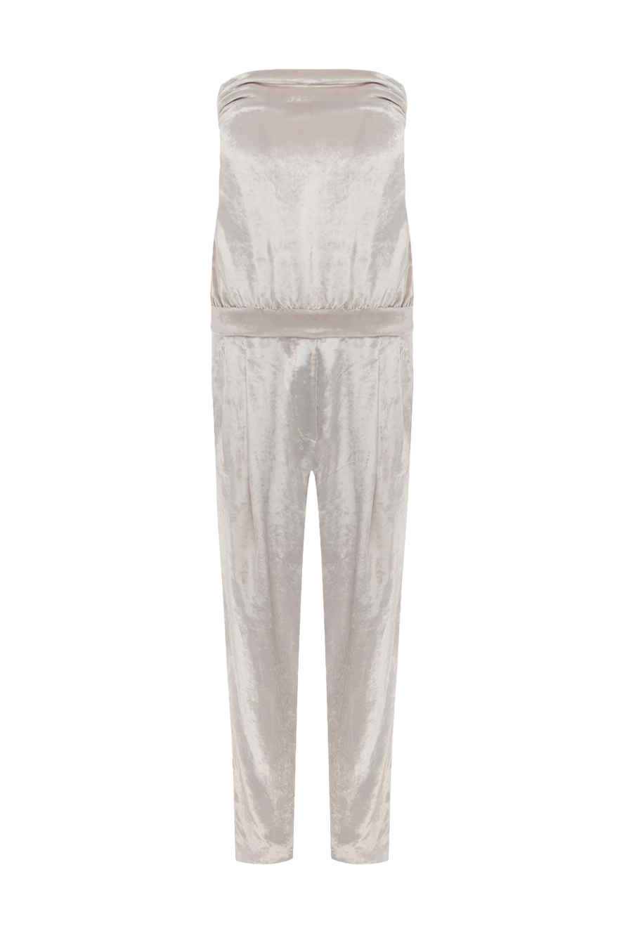 Brunello Cucinelli woman gray cotton overalls for women купить с ценами и фото 134000 - photo 1