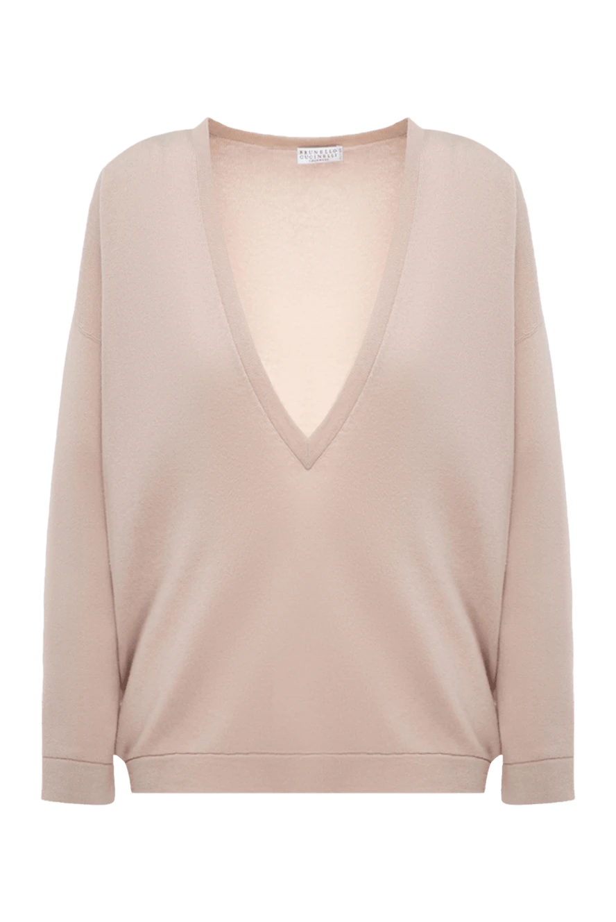 Brunello Cucinelli woman pink jumper for women купить с ценами и фото 134180 - photo 1