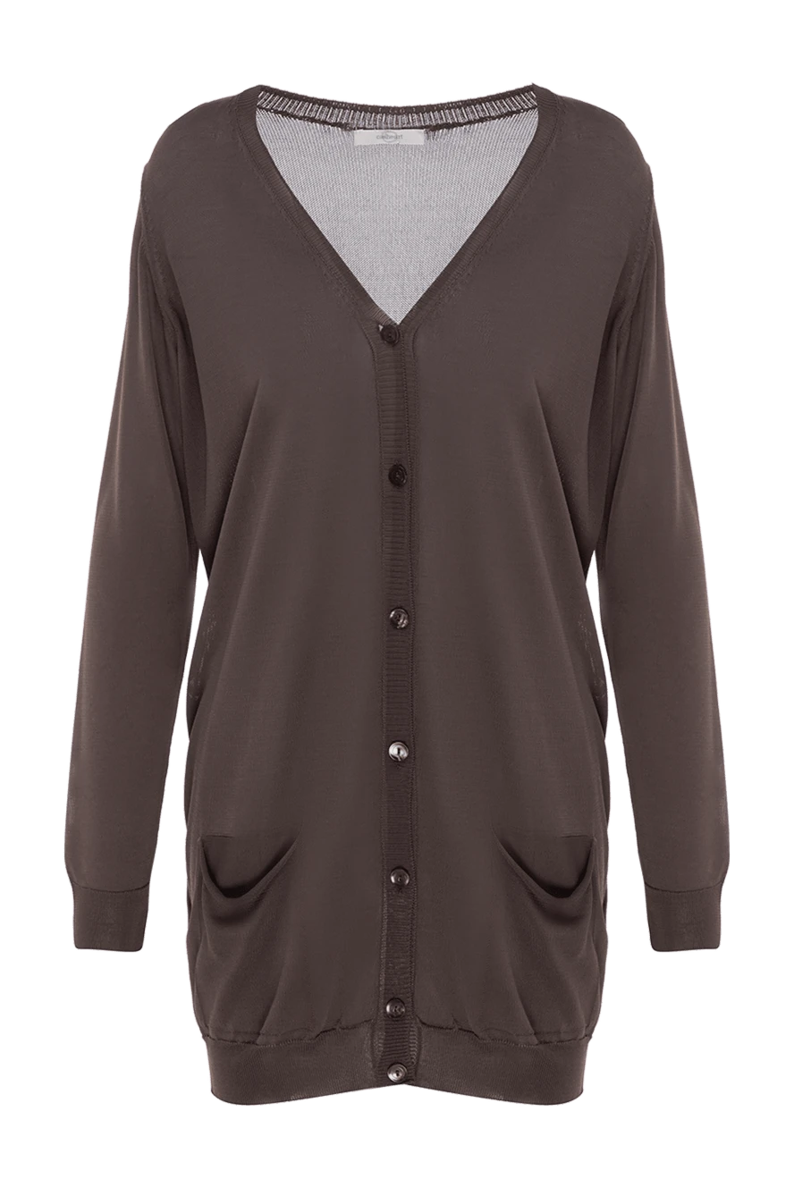 Casheart woman brown viscose cardigan for women купить с ценами и фото 134576 - photo 1