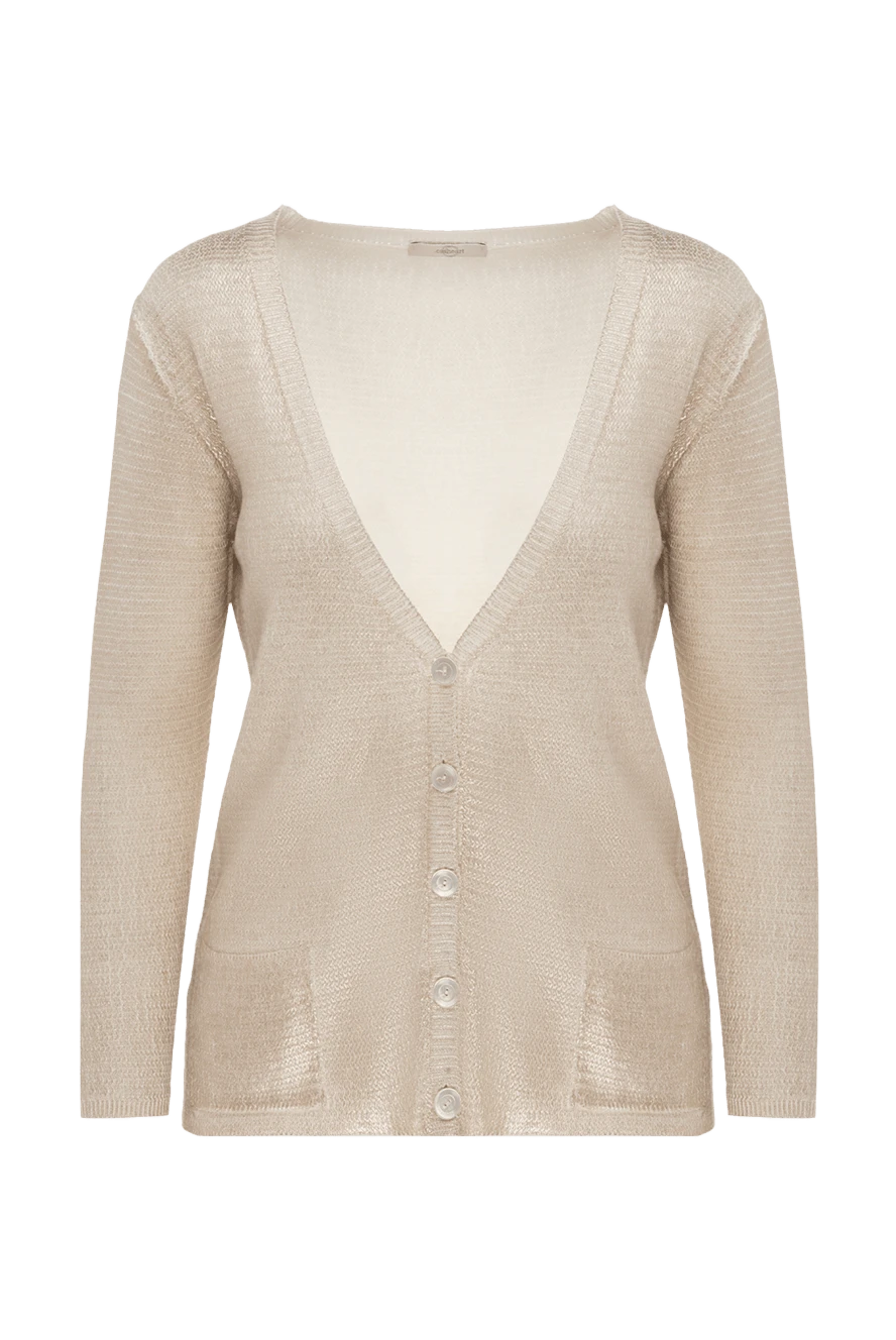 Casheart woman beige cotton and polyamide cardigan for women купить с ценами и фото 134582 - photo 1