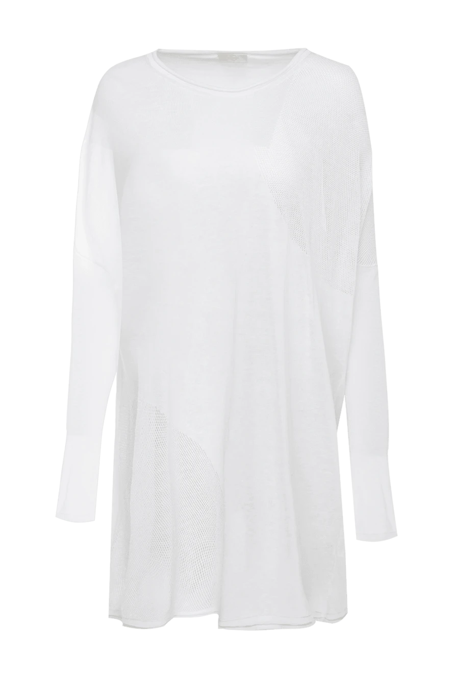 Casheart woman white linen and polyamide jumper for women купить с ценами и фото 134605 - photo 1