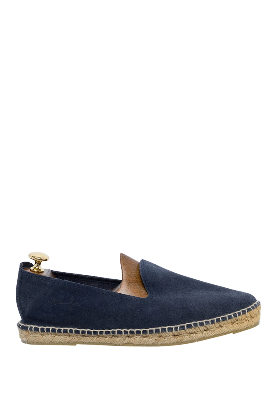 Manebi man espadrilles suede blue for men купить с ценами и фото 134951 - photo 1