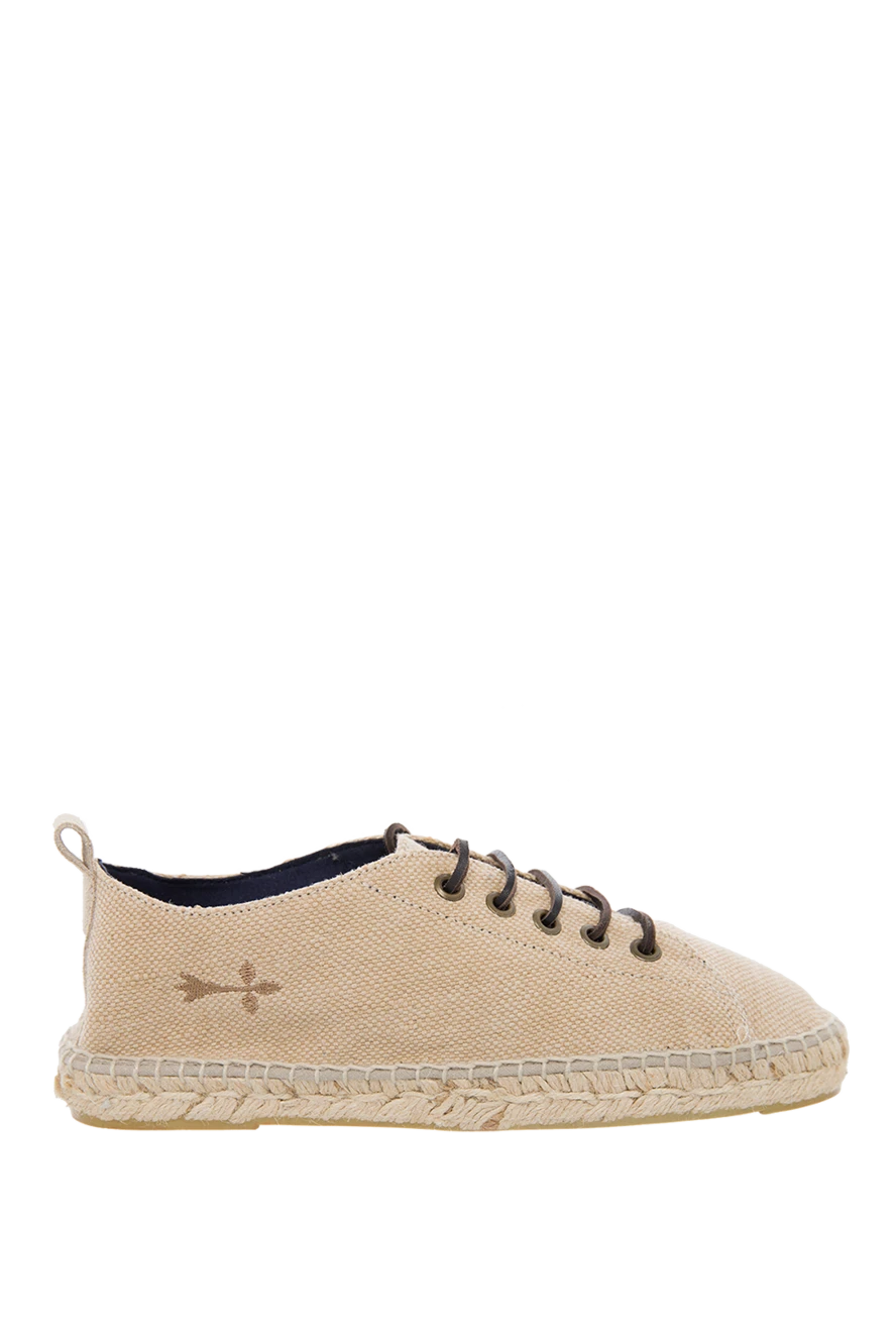 Manebi man espadrilles canvas beige for men купить с ценами и фото 134957 - photo 1