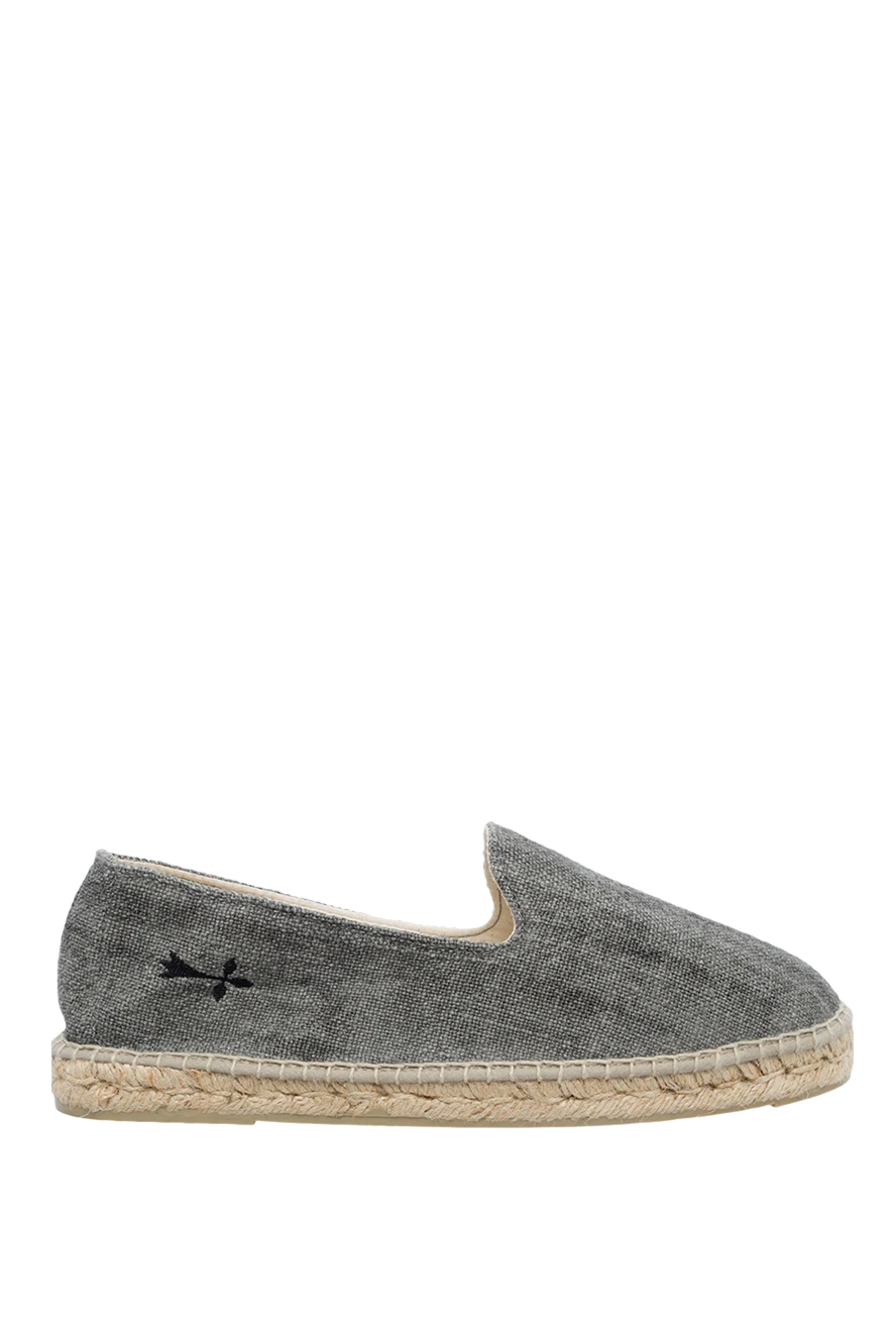 Manebi man espadrilles canvas gray for men купить с ценами и фото 134958 - photo 1