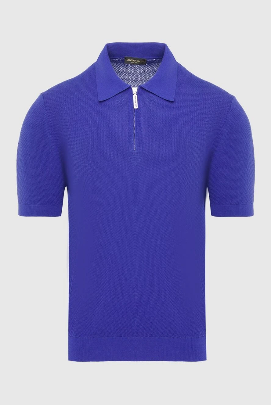 Cesare di Napoli man cotton polo purple for men купить с ценами и фото 134980 - photo 1