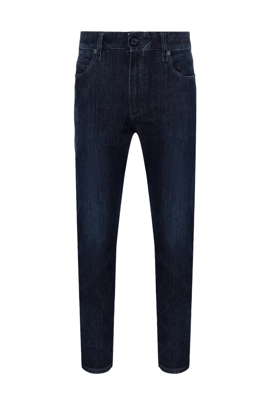 Cortigiani man blue cotton jeans for men купить с ценами и фото 135127 - photo 1