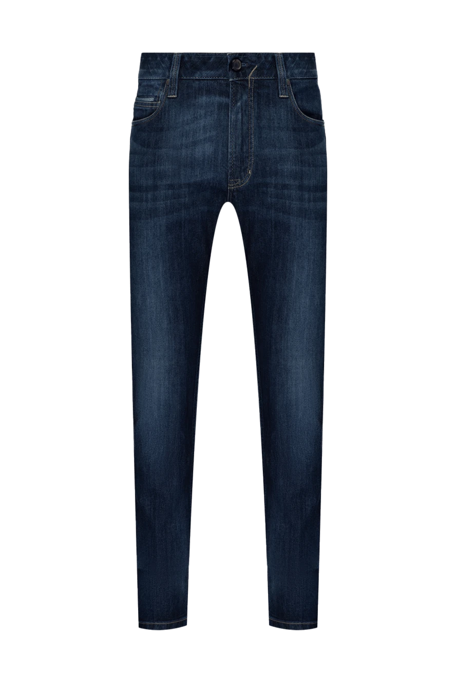 Cortigiani man cotton and elastane blue jeans for men купить с ценами и фото 135131 - photo 1