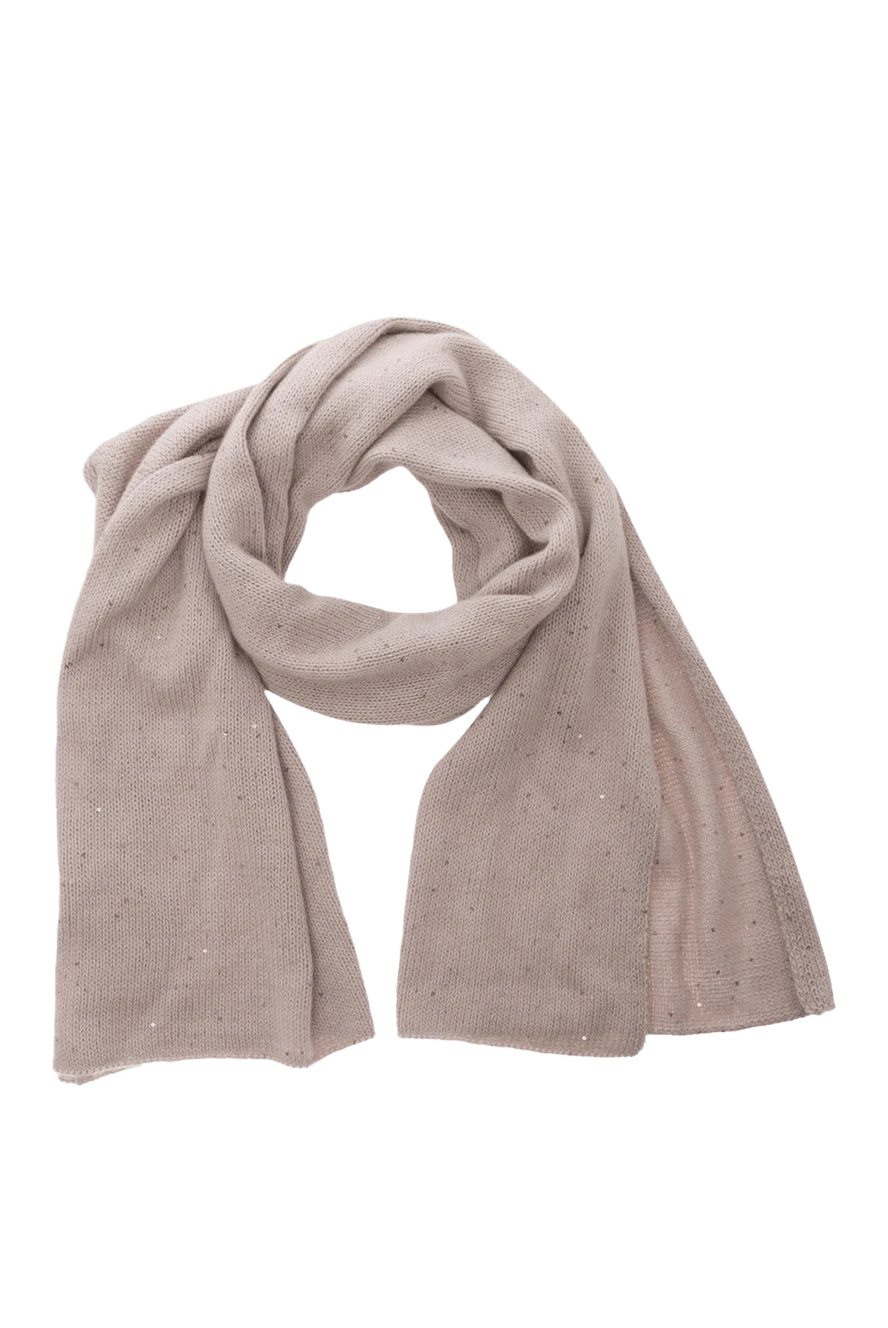 Panicale woman beige wool scarf for women купить с ценами и фото 135505 - photo 1