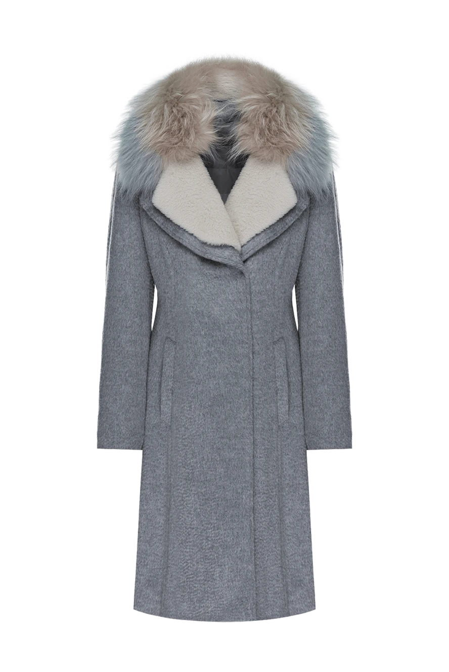 Gallotti woman gray wool coat for women купить с ценами и фото 135550 - photo 1