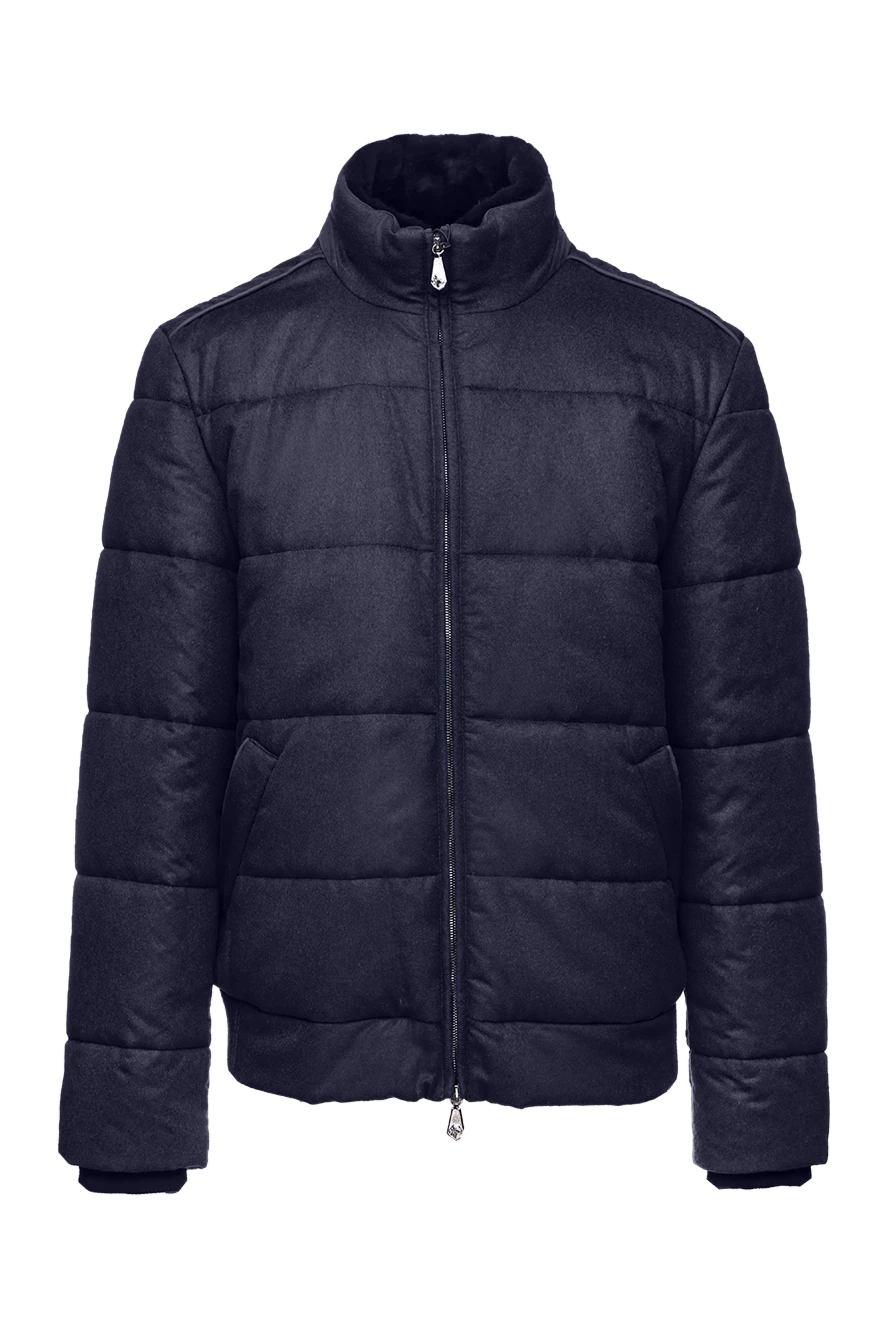 Roger Pinault man down jacket men's cashmere blue купить с ценами и фото 135613 - photo 1