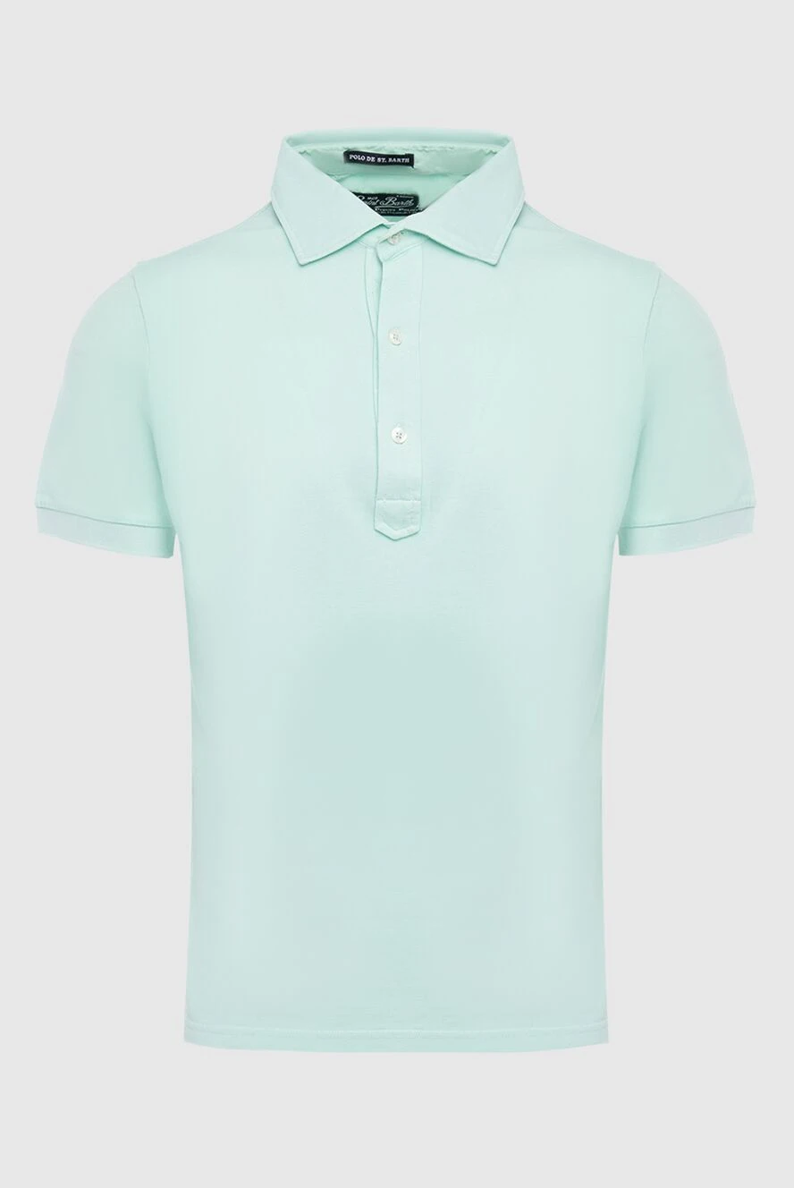 MC2 Saint Barth man cotton polo green for men купить с ценами и фото 135779 - photo 1