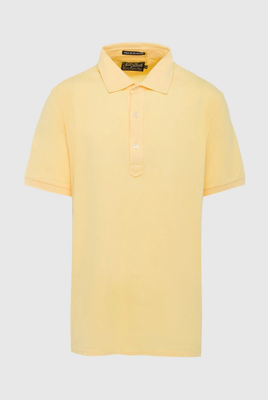 MC2 Saint Barth man cotton polo yellow for men купить с ценами и фото 135780 - photo 1