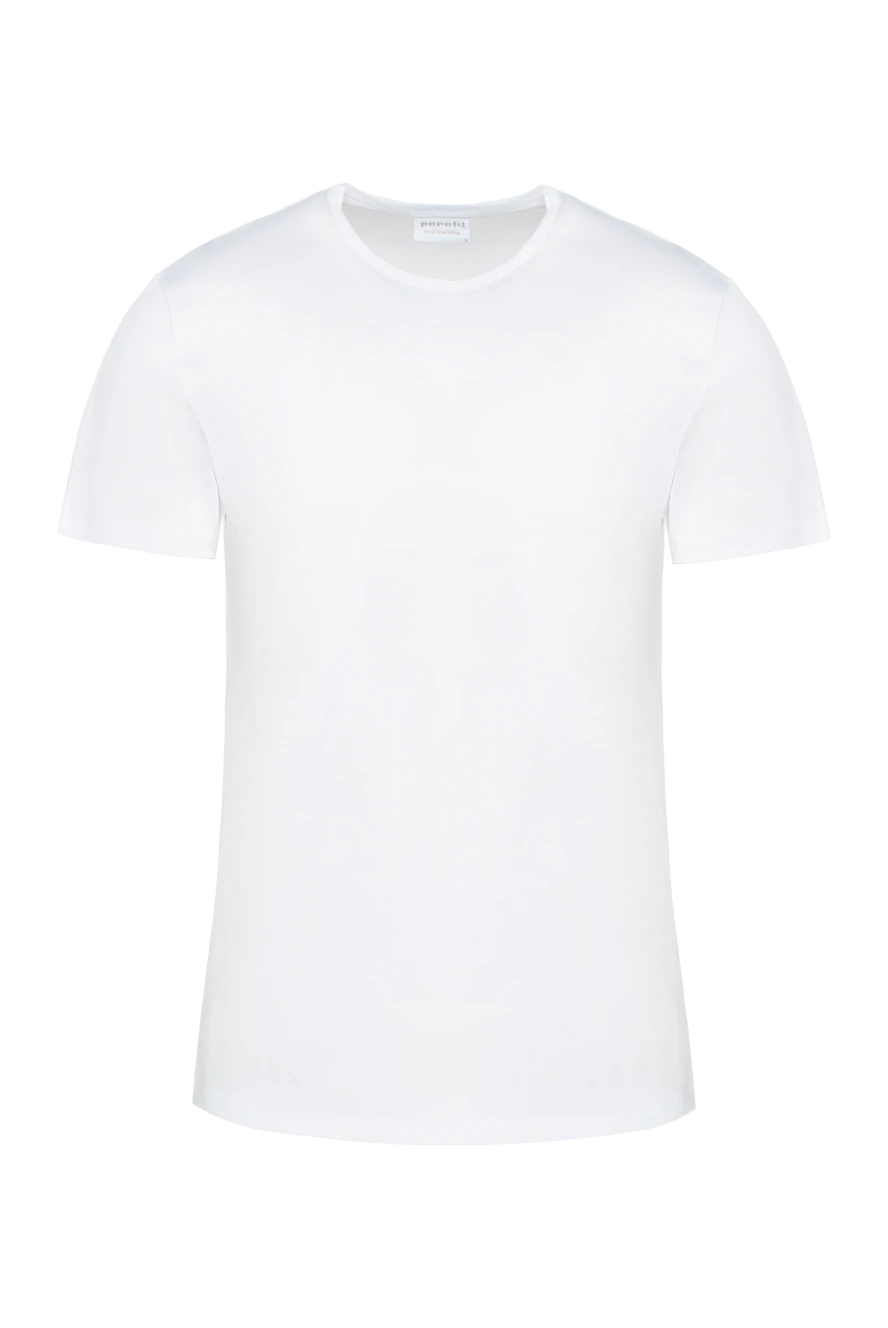 Perofil man white cotton t-shirt for men купить с ценами и фото 135950 - photo 1