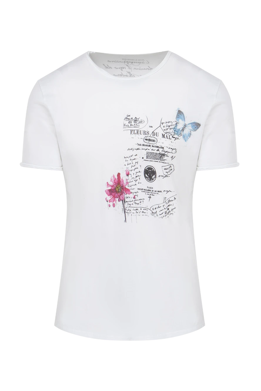 Bisibiglio man white cotton t-shirt for men купить с ценами и фото 135987 - photo 1