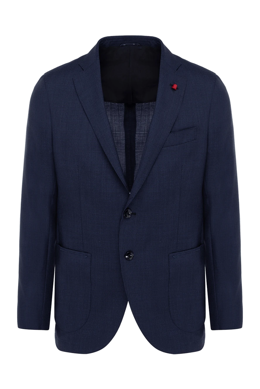 Sartoria Latorre man blue wool jacket for men купить с ценами и фото 136702 - photo 1