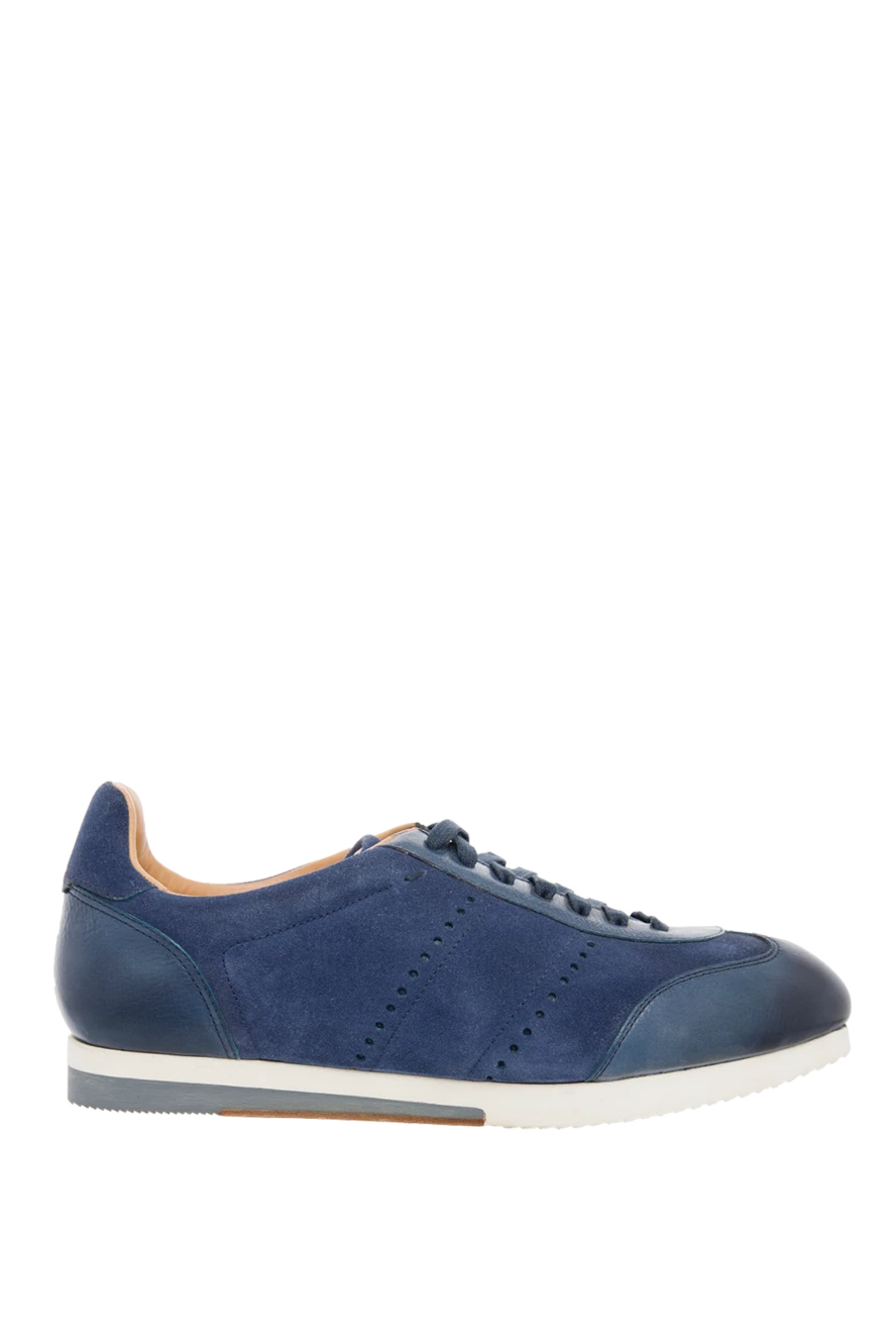 Magnanni man blue suede sneakers for men купить с ценами и фото 136845 - photo 1