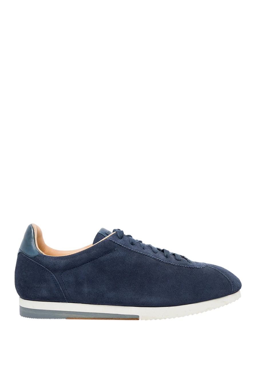 Magnanni man blue suede sneakers for men купить с ценами и фото 136846 - photo 1